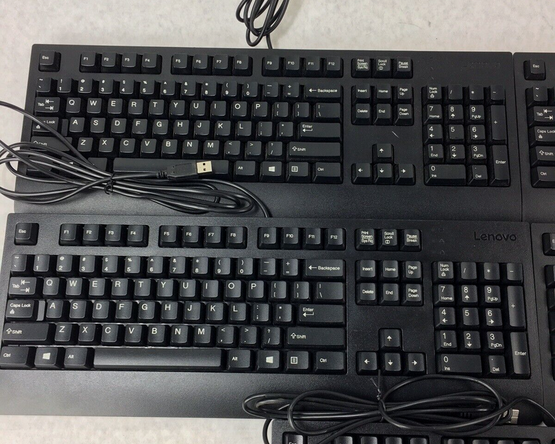 Lot of 5 Lenovo Preferred Pro II (00XH688, SK-8827) USB Keyboard