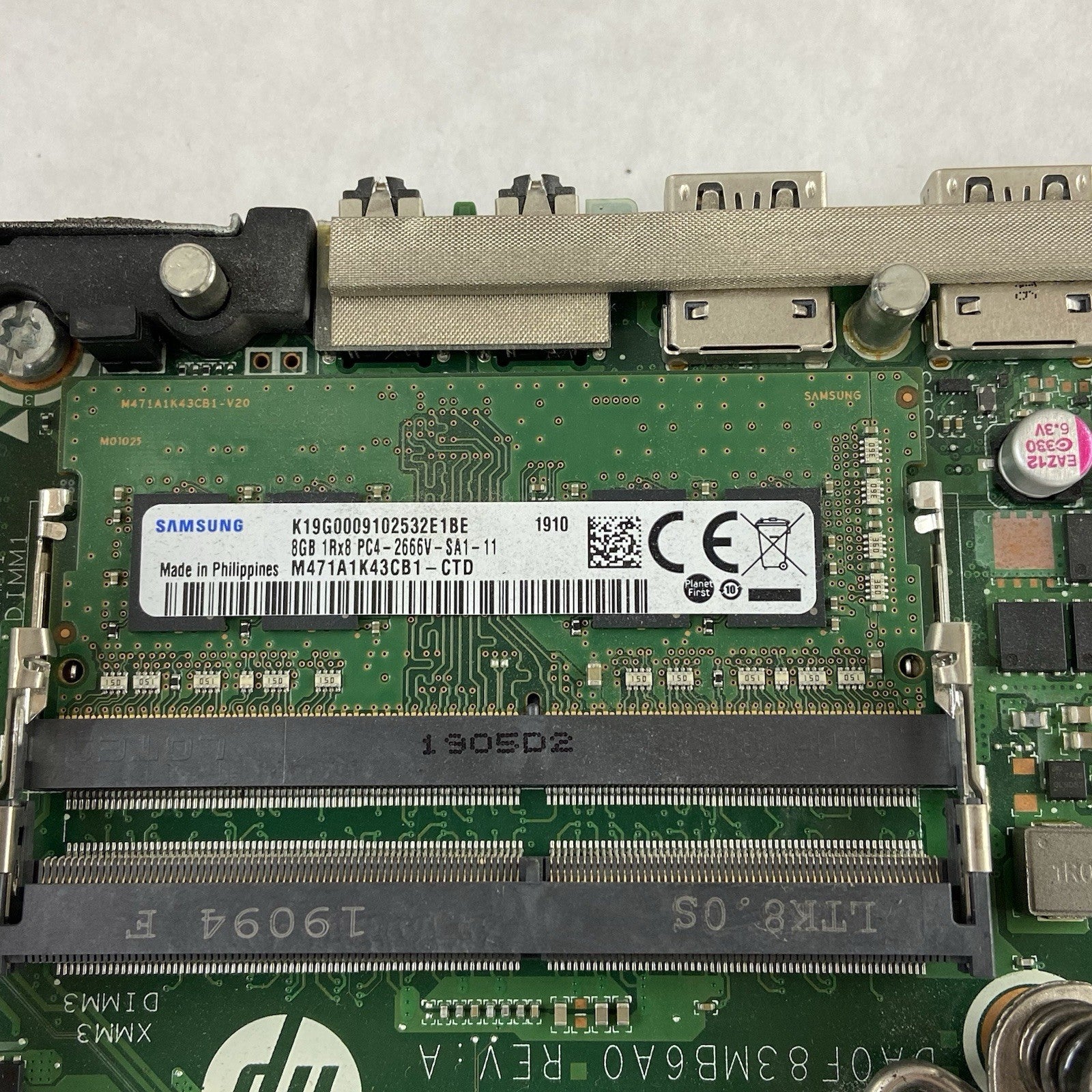 HP EliteDesk 800 G4 Micro Intel Core i5-8600 3.1GHz 8GB RAM No HDD\OS\AC BAD FAN8