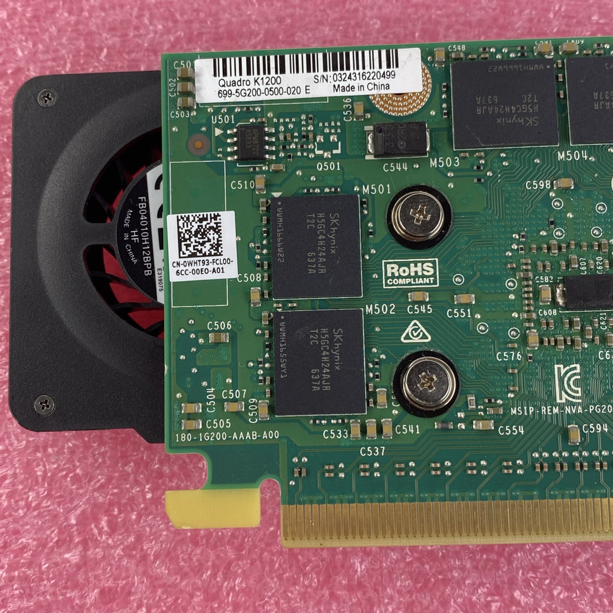 NVIDIA Quadro K1200 4GB Graphics Card 699-5G200-020 - Untested8