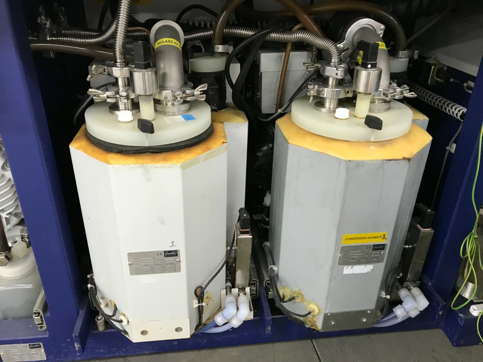 GeneVac HT-12 Series II Lot of 2 Evaporators w/ VC4000D & Edwards Pump HT-24