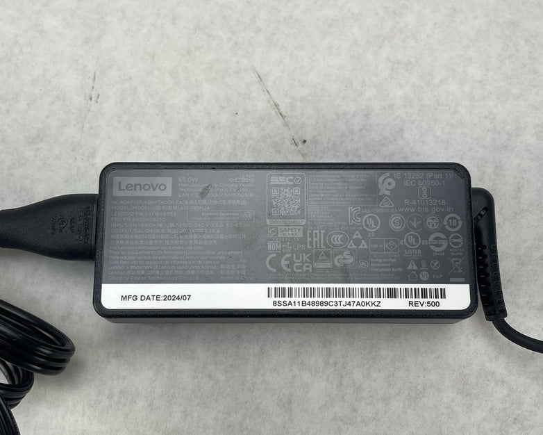Lenovo A19-065N2A AC Adapter 65W 20V 3.25A Charger SA11B48989 Lot of 10