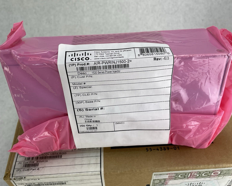 Cisco AIR-PWRINJ1500-2 Power Injector for Aironet Wireless Access Points
