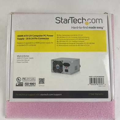 Startech AP-450XS12V ATX2PW400PRO Power Supply