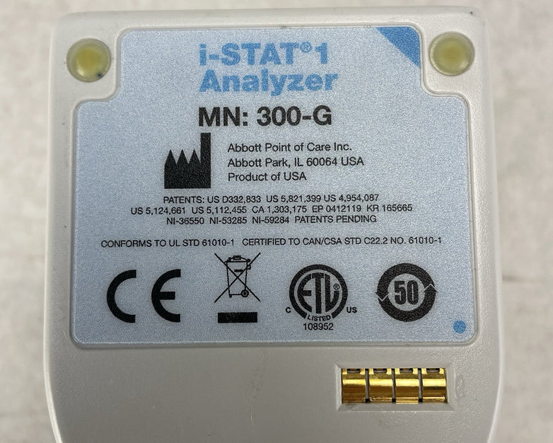 Abbott i-STAT 1 Wireless Clinical Blood Analyzer Untested