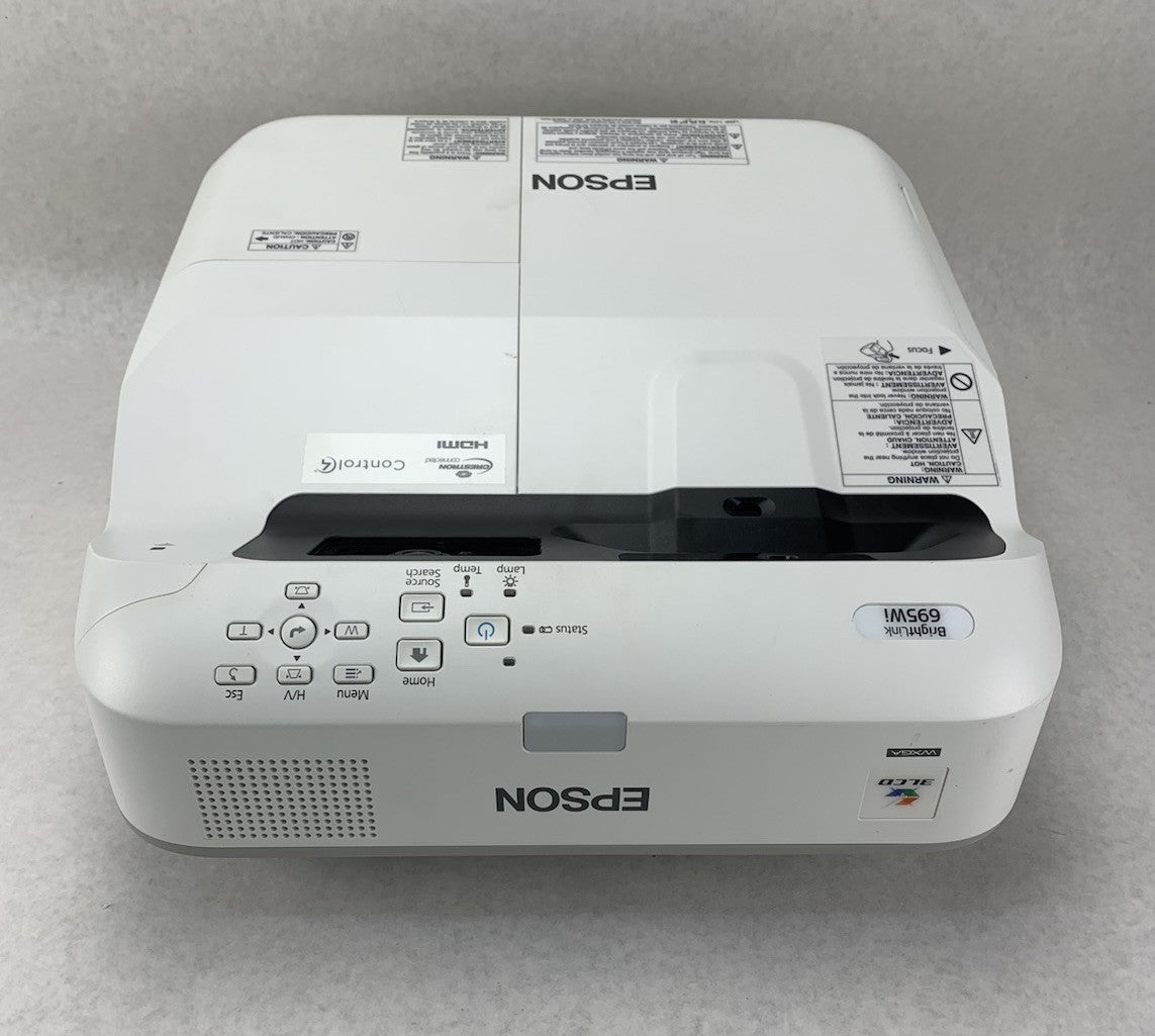 Epson PowerLite 695Wi H740A LCD Lamp Projector 3146 Lamp Hours - No Remote3