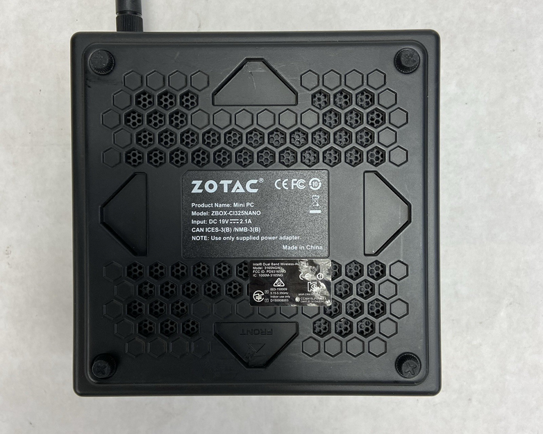 Zotac ZBox-CI325NANO MFF Intel Celeron N3160 1.6GHz 8GB RAM No AC/HDD/OS
