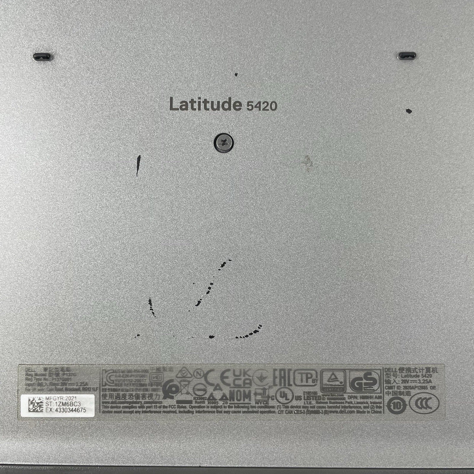 Dell Latitude 5420 14" i5-1135G7 1.40 GHz 8 GB RAM No SSD/OS/AC - Worn Paint15