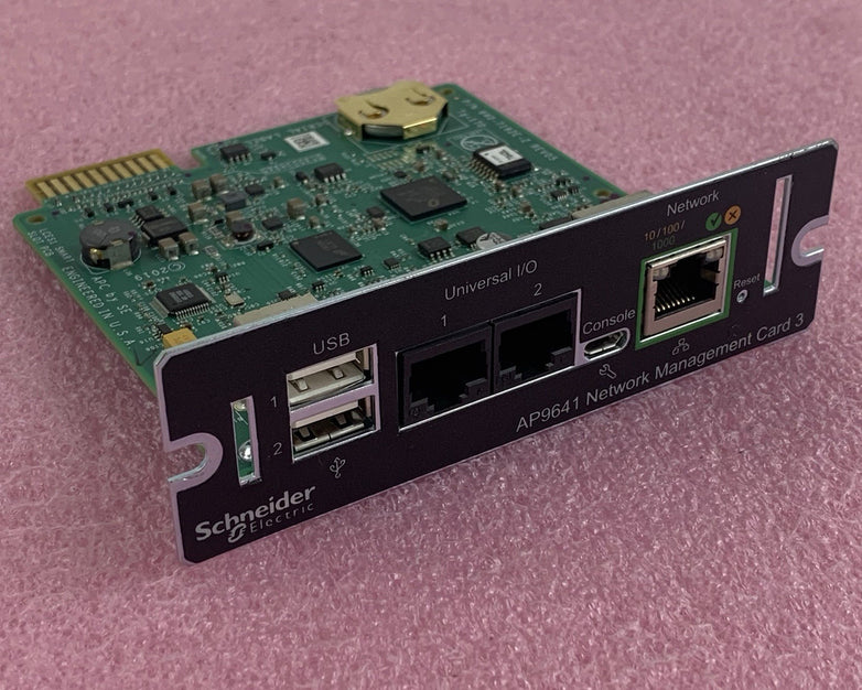 Schneider Electric AP9641 Network Management Card 3 Smart Slot Tested