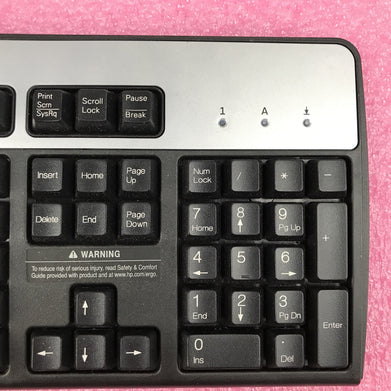 HP KU-0316 USB Wired 104-Key Layout Keyboard 434821002 (Lot of 3)