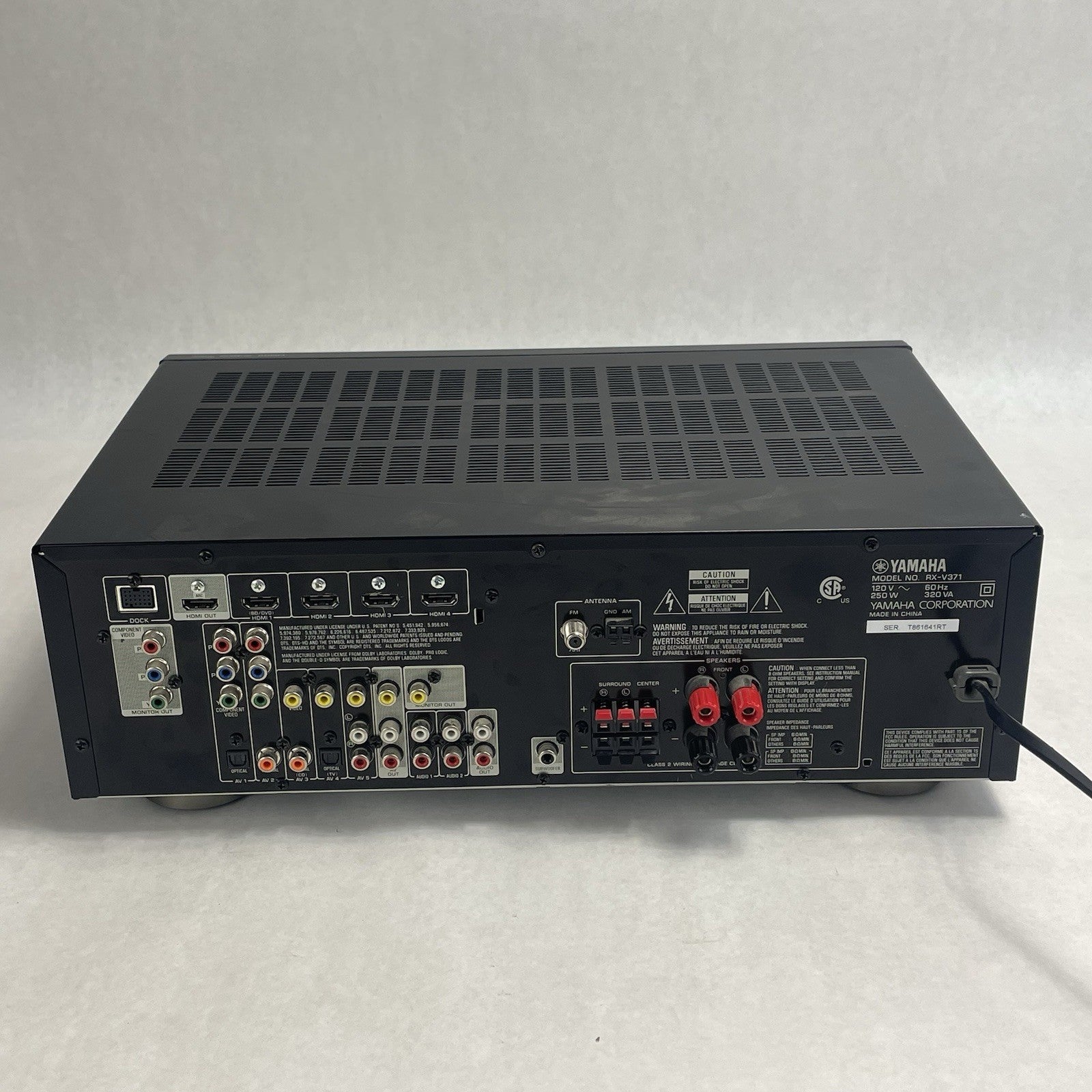 Yamaha RX-V371 5.1 Ch HDMI Surround Receiver Stereo Tested6