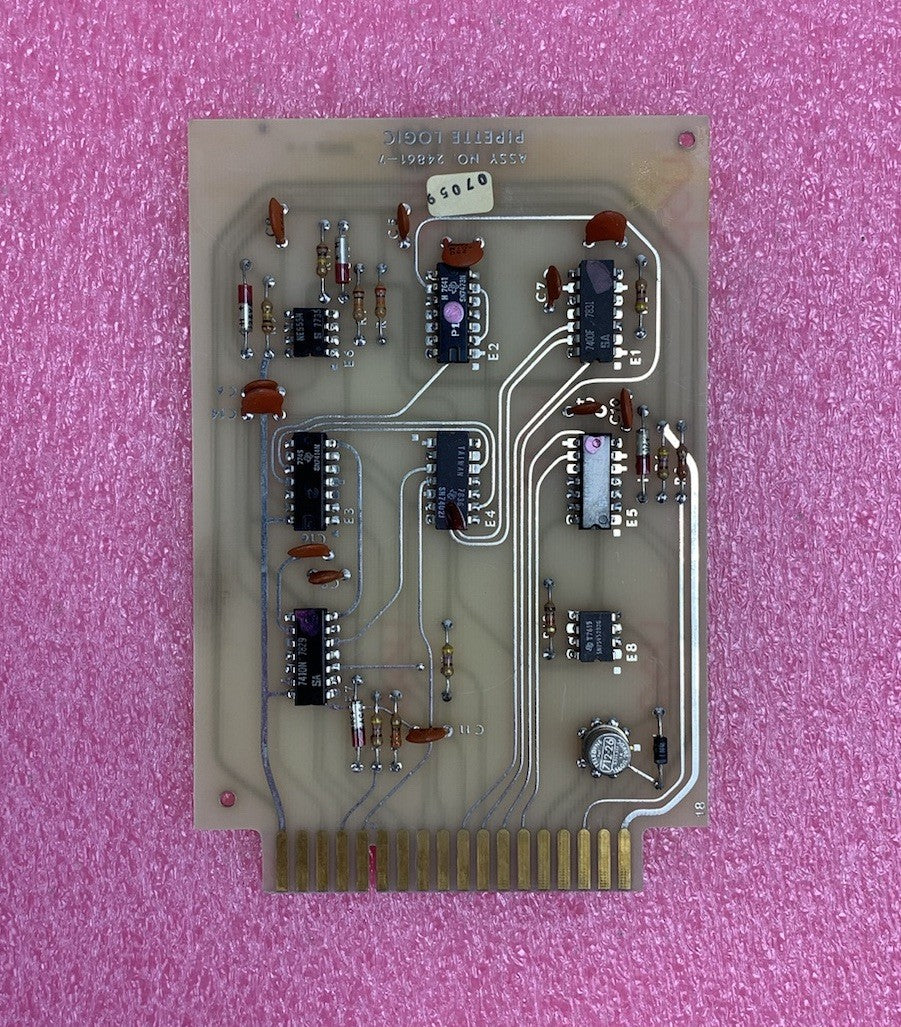 MSI Pipette Logic 07059 Assy No 24861-7 Micromedic Card