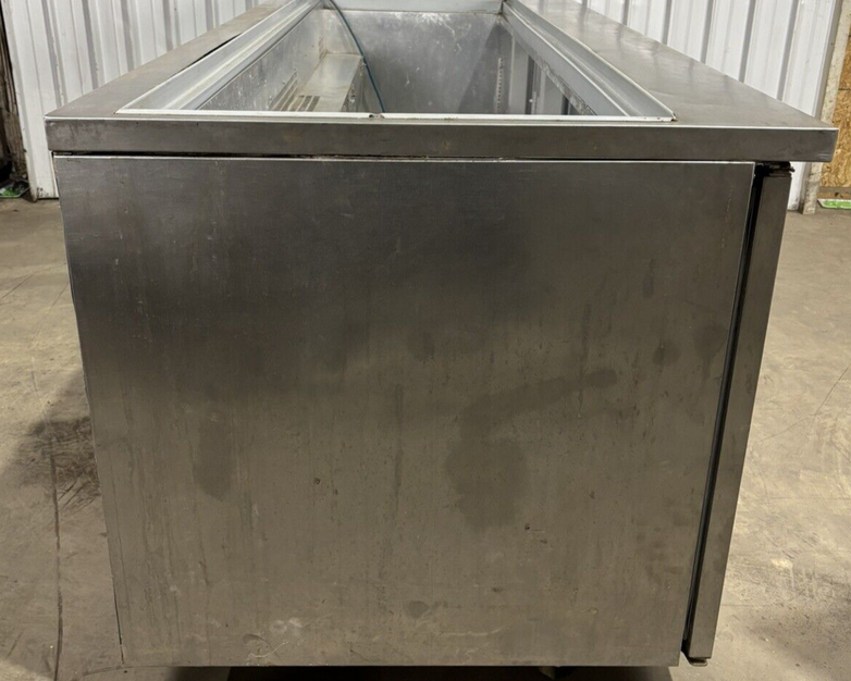 McCall STA-30-SS Restaurant 3 Door Prep Cooler w/ Salad Bar Buffet Top