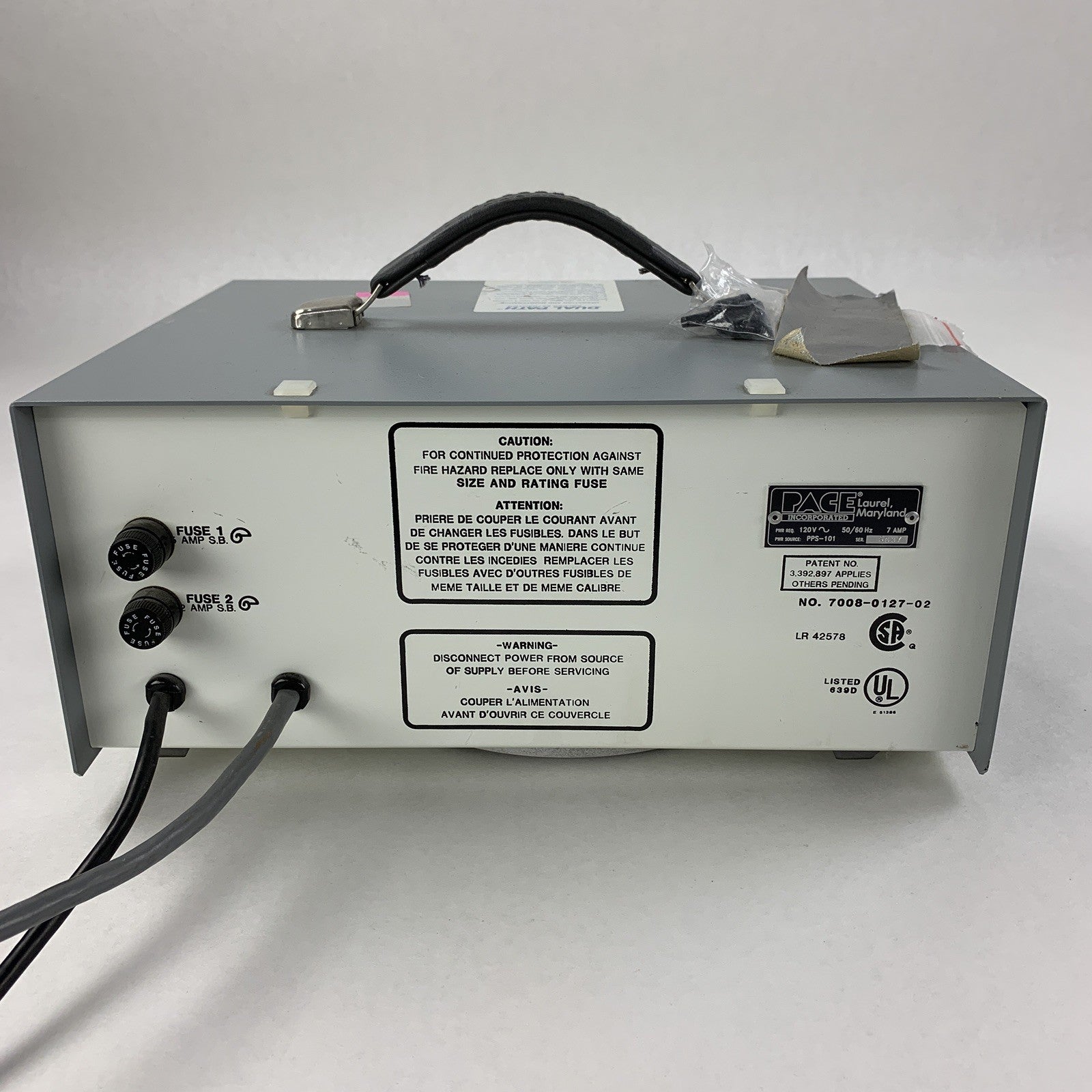 Pace Inc. 7008-0127-02 Dual Path Solder Extractor w/ Foot Pedal Power Tested