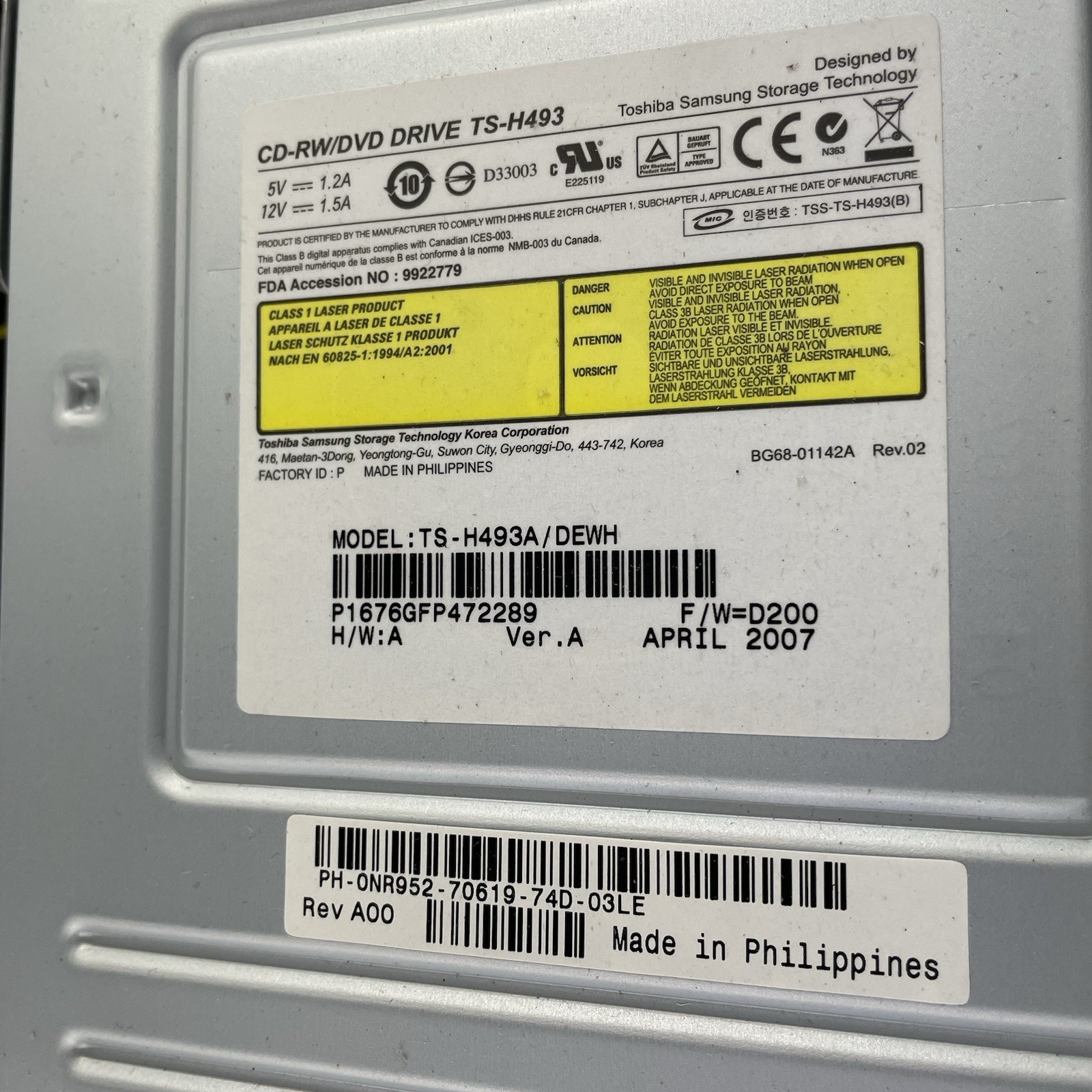 DELL Dimension C521 DT AMD Athlon 64 x2 1.90 GHz 1 GB Ram DVD-RW No HDD No OSS