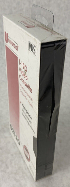 Lot( 3 ) Universal T-120 Blank VHS High Grade 2hr to 6hr Video Cassette Tape