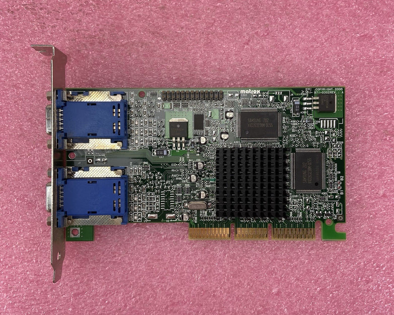 Matrox MGI G45FMDHA32DB Dual VGA AGP Graphics Card