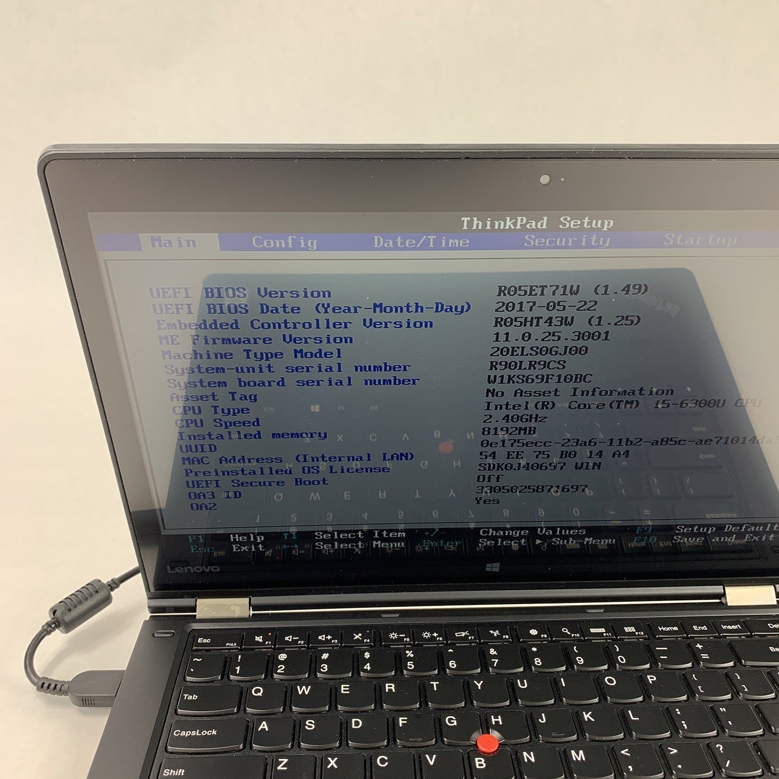 Lenovo ThinkPad Yoga 460 14" i5-6300U 2.4 GHZ 8 GB Ram No OS No HDD No AC