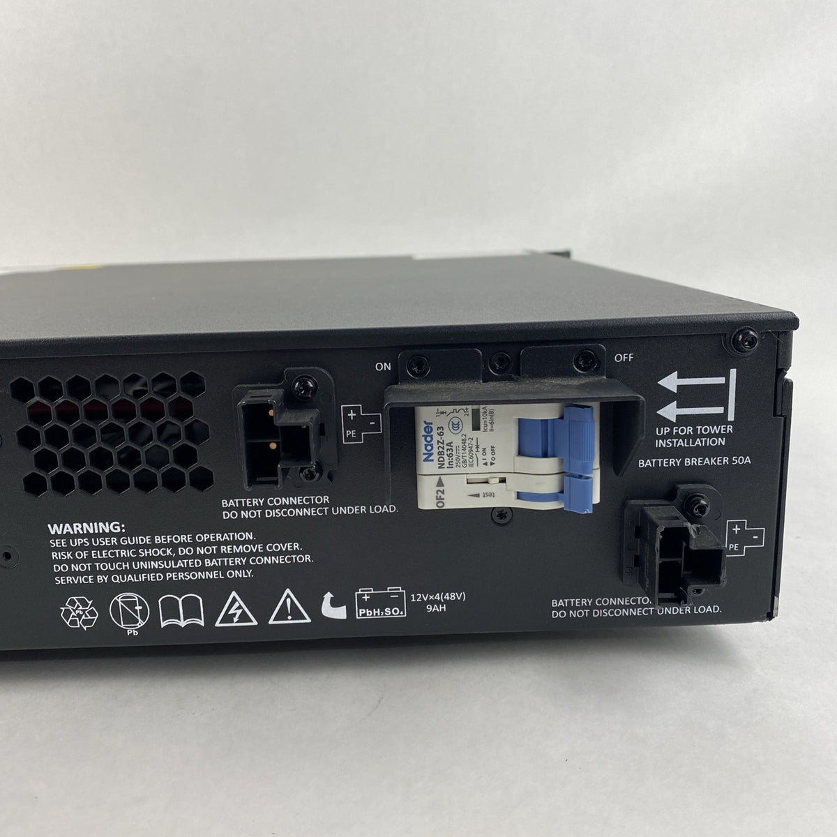 Vertiv Liebert GXT5-EBC48VRT2U 48V External Battery Cabinet Tested - No BATT9