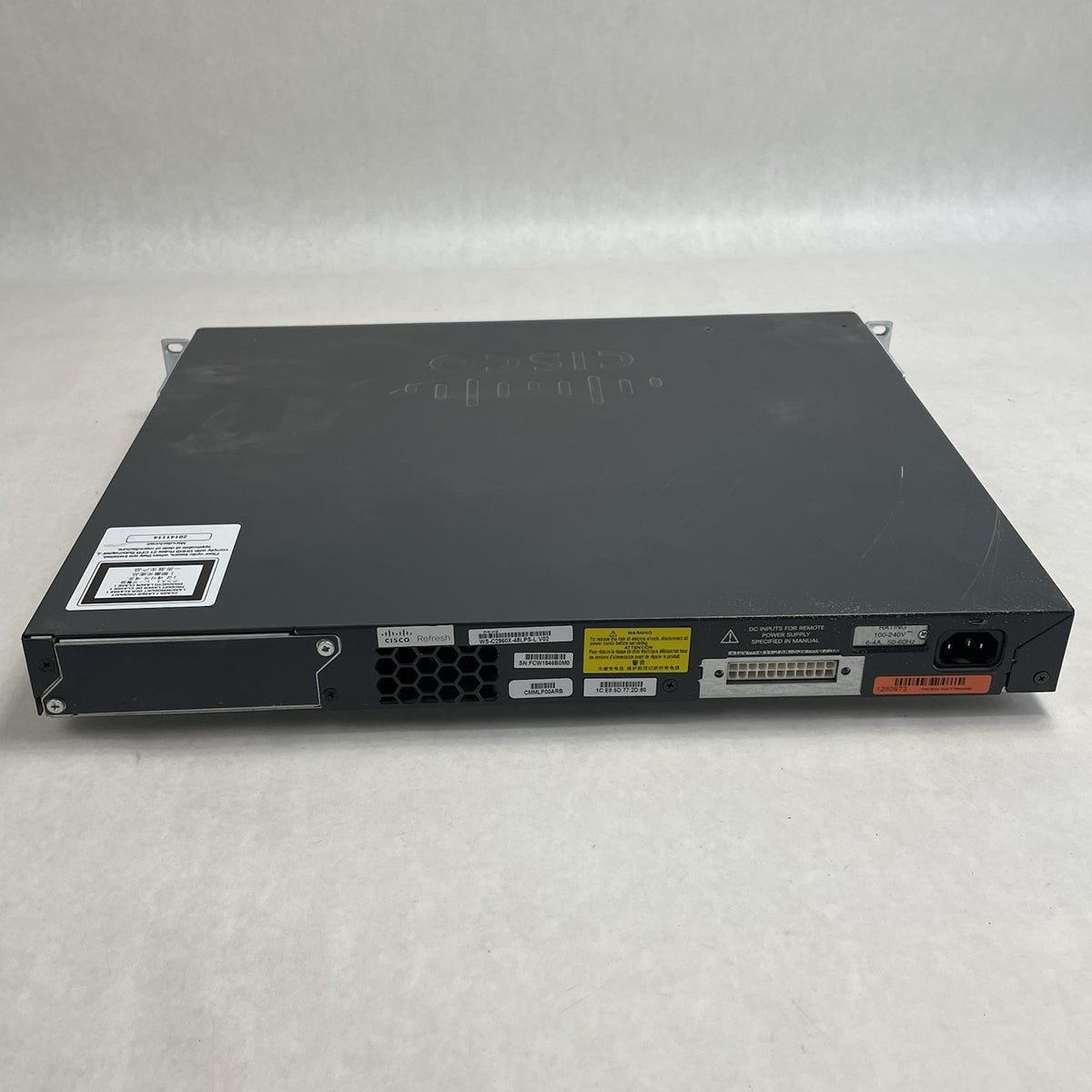 Cisco WS-C2960X-48LPS-L V04 48 Port Ethernet Gigabit PoE+ Switch Tested & Reset5