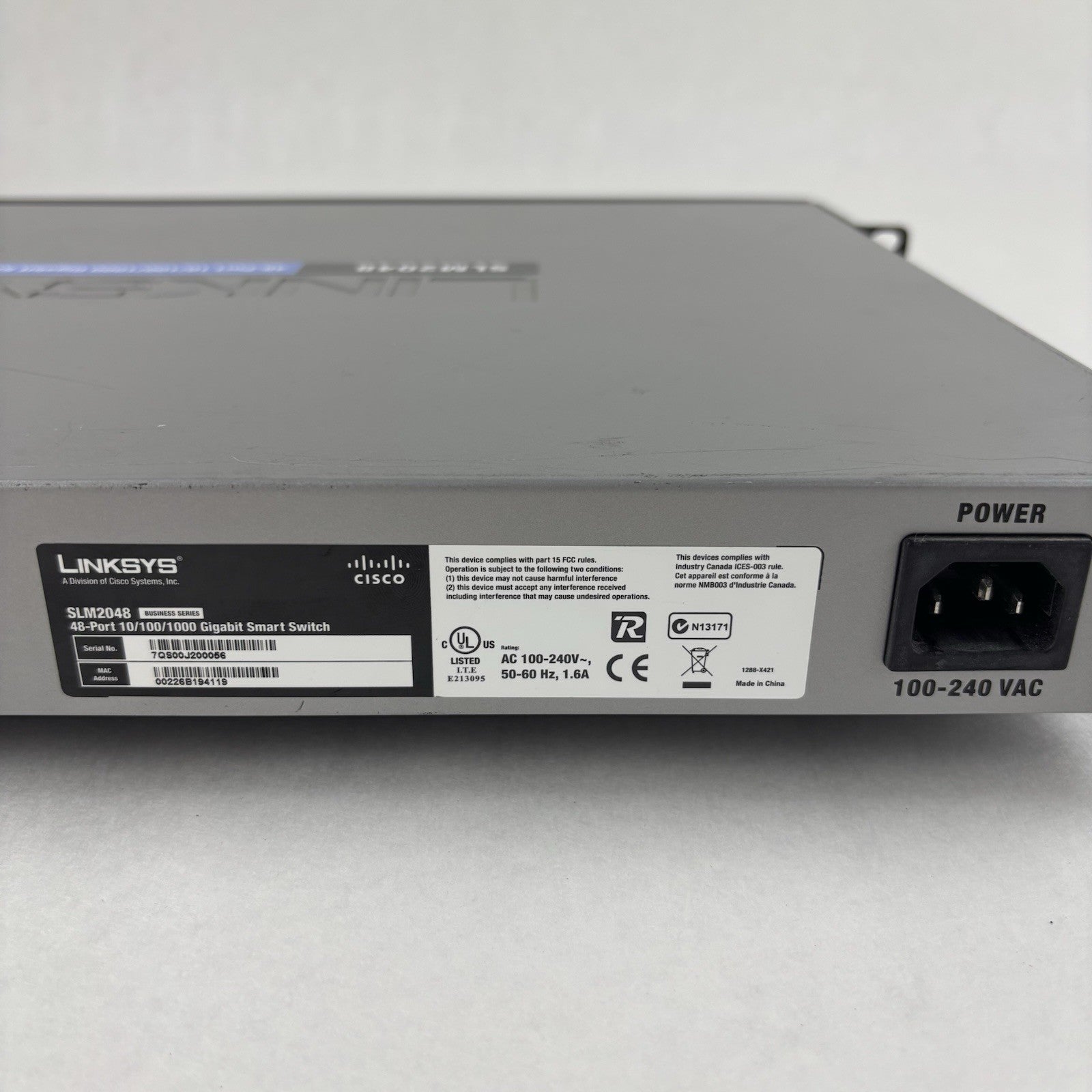 Cisco SLM2048 Small Business Smart 48-Ports External Switch Managed Tested