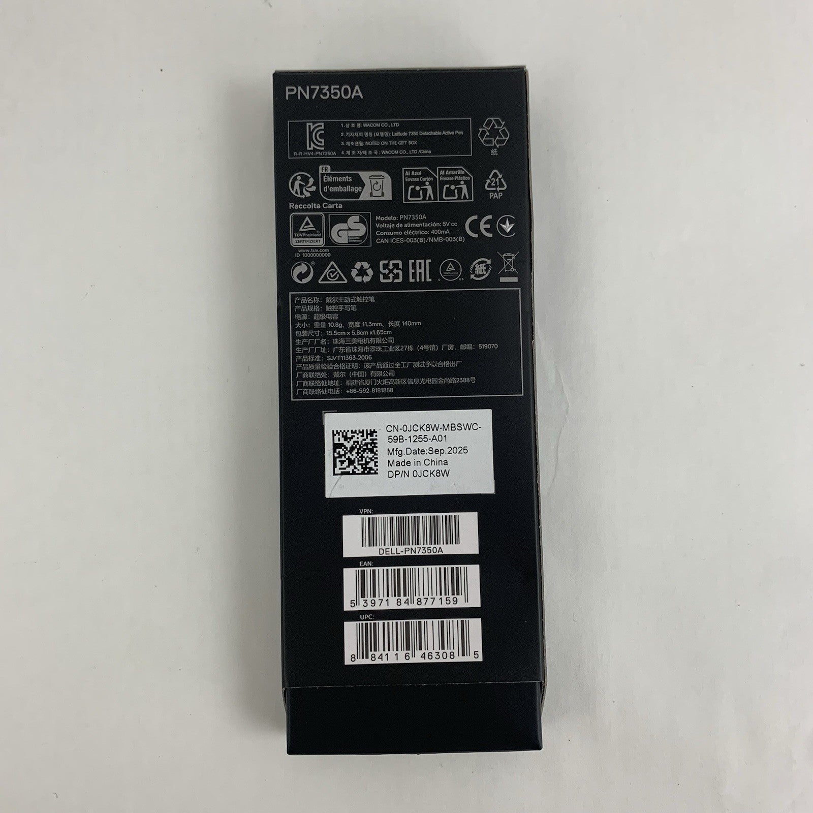 Dell PN7350A 0JCK8W  Active Pen Stylus for Dell Latitude Detachable New OEM3