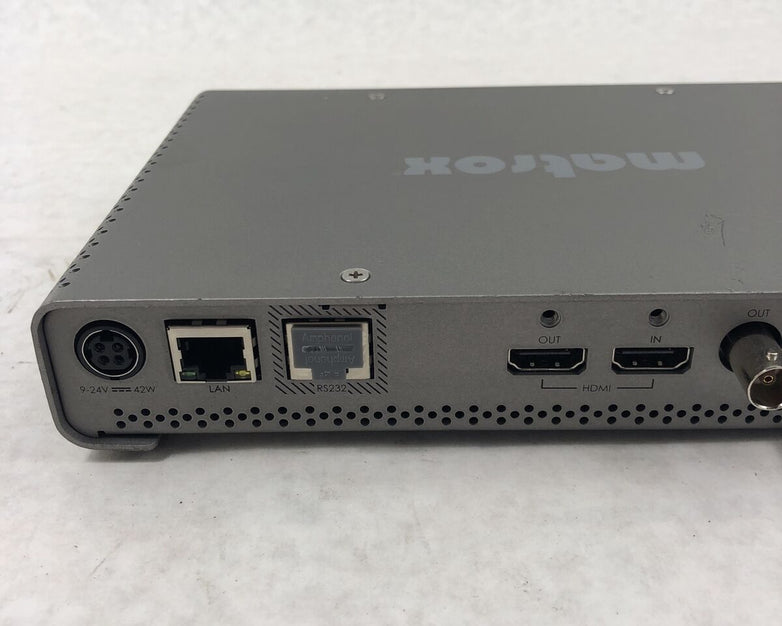 Matrox Monarch HDX MHDX/I Dual-Channel H.264 Video Encoder - No Power Adapter