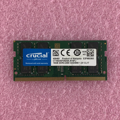 Crucial CT16G4SFD824A.M16FJ 16 GB DDR4 240MHz PC4-19200 Laptop Memory RAM