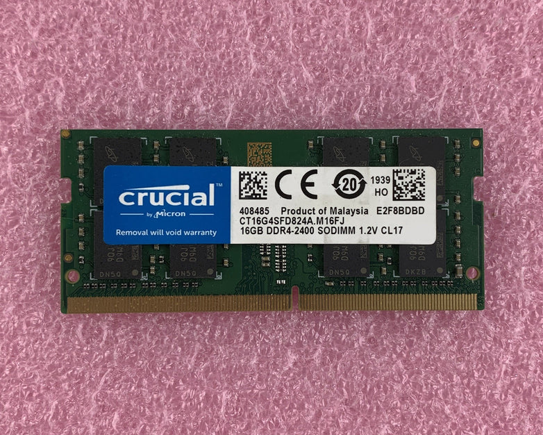 Crucial CT16G4SFD824A.M16FJ 16 GB DDR4 240MHz PC4-19200 Laptop Memory RAM