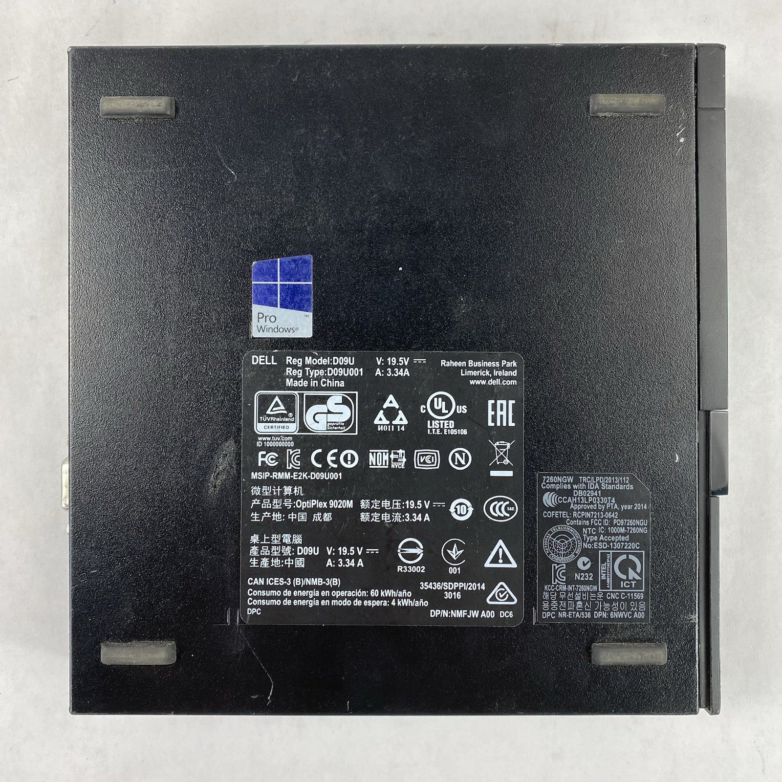 Dell OptiPlex 9020M Micro Intel Core i5-4570T 2.9GHz 8GB RAM No HDD OS AC READ