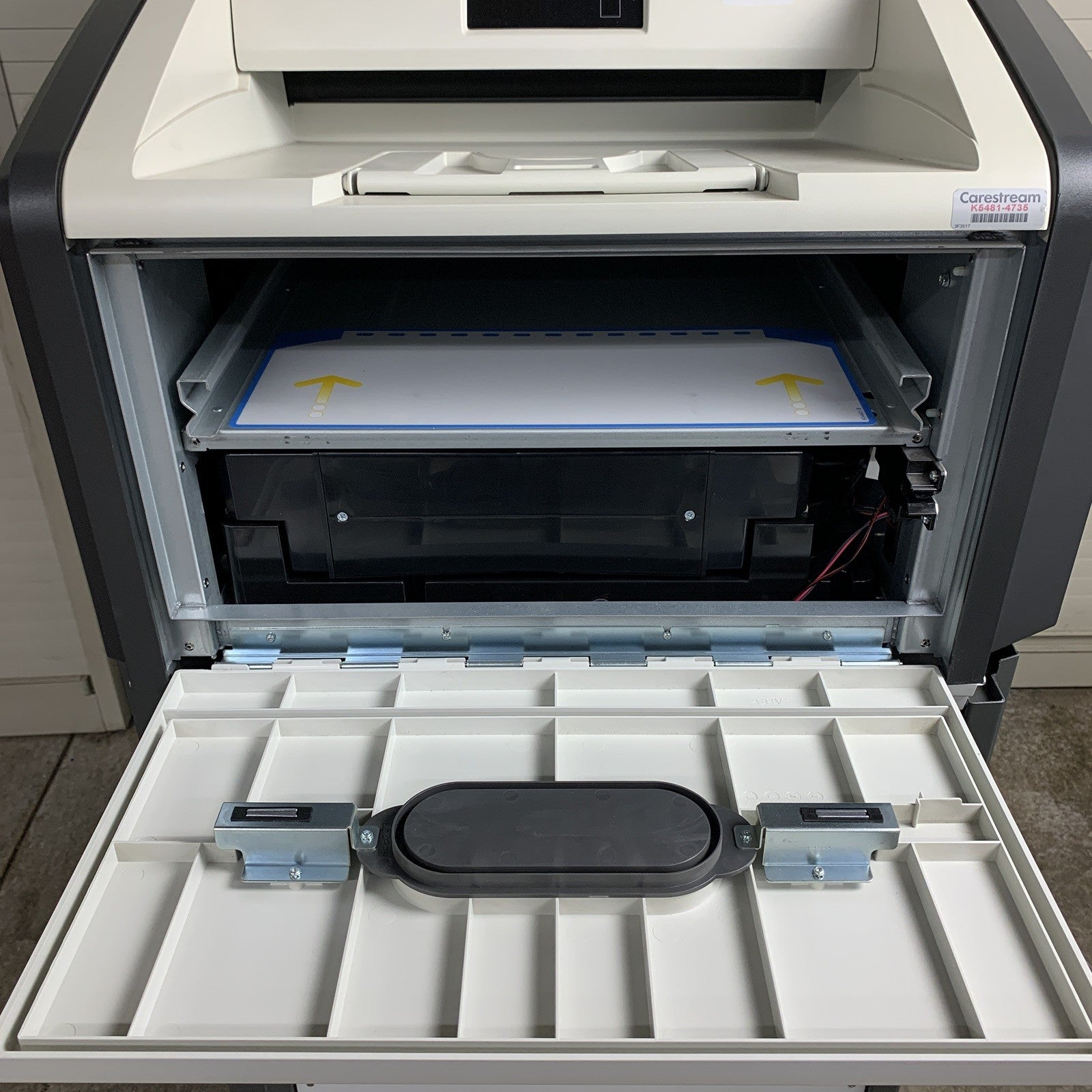 Carestream DryView 5700 Laser Imager w/ Standing Rolling Rack Tested and Prints