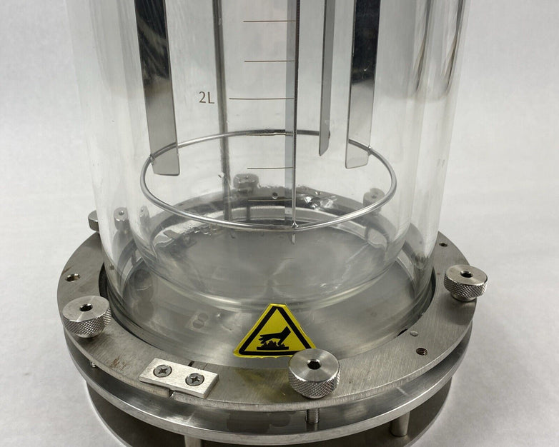 Eppendorf G-1395-13  3L Liter Glass Jacketed Vessel Bioreactor