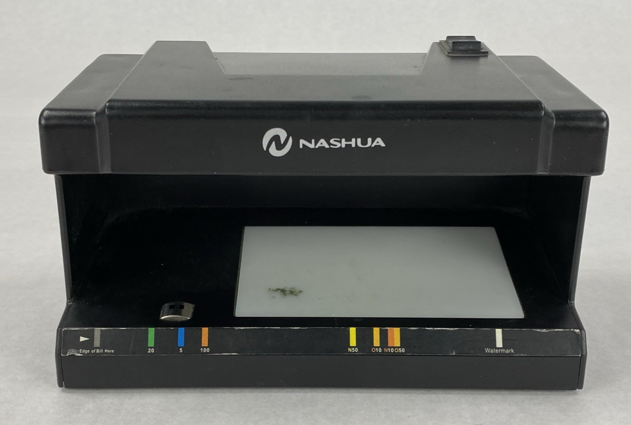 Nashua BJ-135 Counterfeit Bill Detector Power Tested