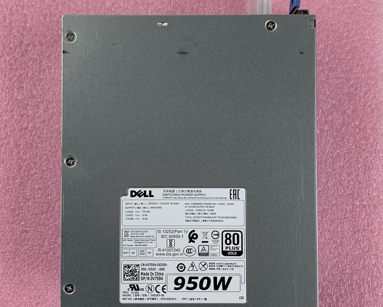 Dell AC950EF-00 0V7594 950W Power Supply Precision from T5820