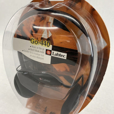 Labtec LT440REXW Go-440 Music Headphones 3.5mm SEALED