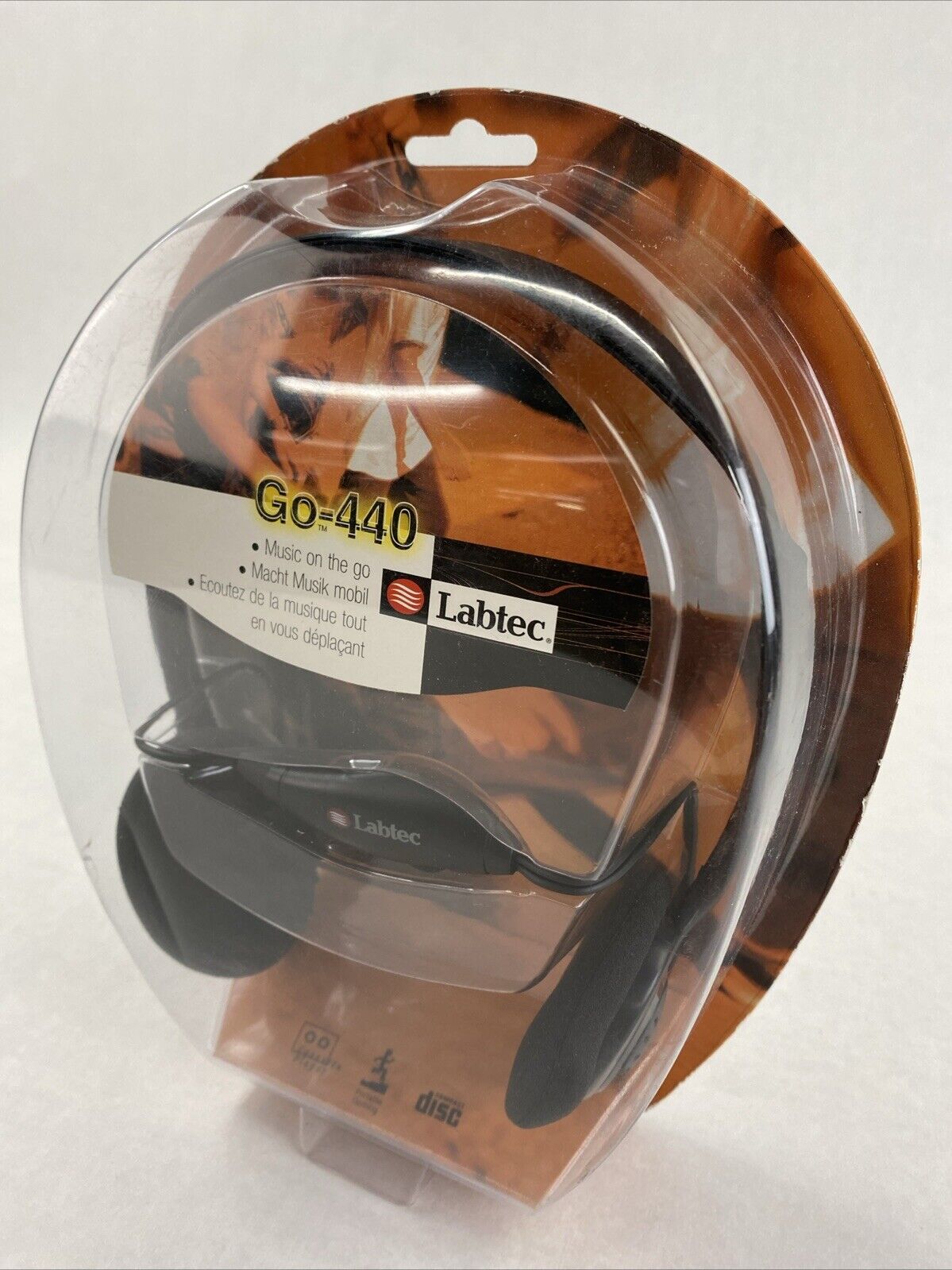 Labtec LT440REXW Go-440 Music Headphones 3.5mm SEALED