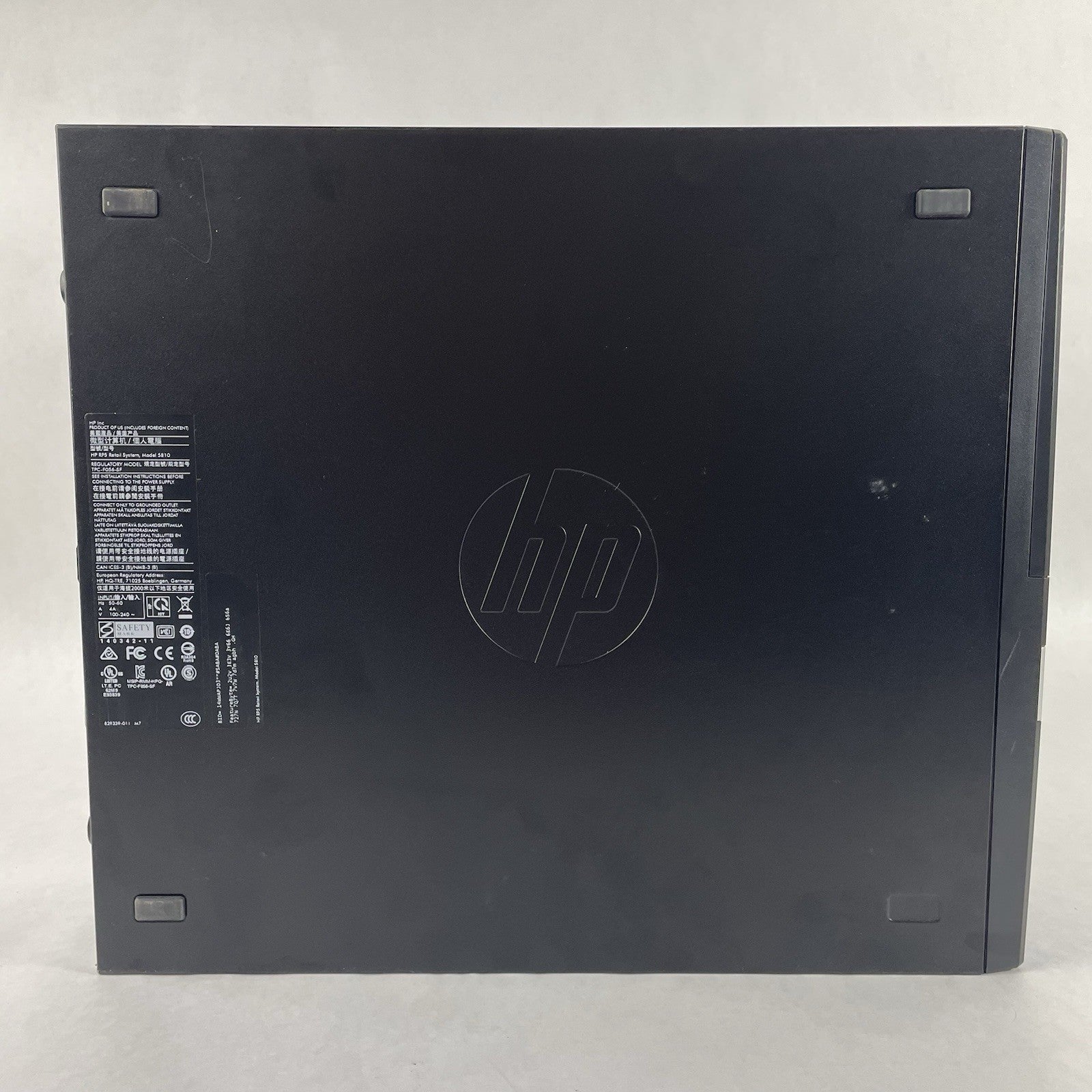 HP RP5 5810 DT i5-4570S 2.90 GHz 4 GB RAM No HDD/OS - Missing Side Panel4