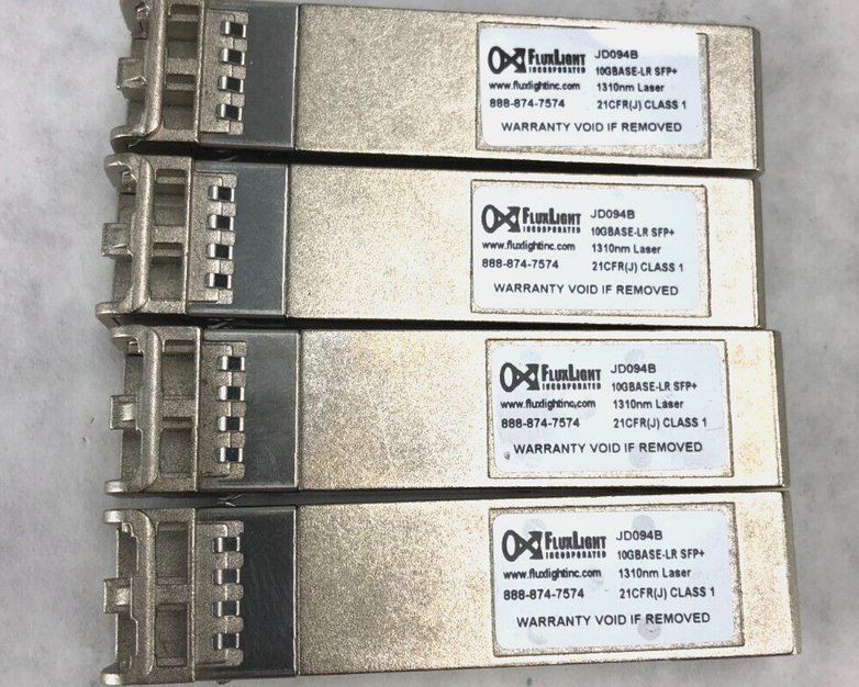 Lot of 4 10G JD094B 10G SFP+ LR Transceiver