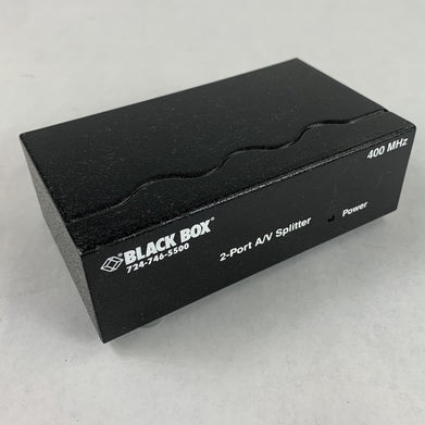 Black Box AC650A-2 2-Port A/V Splitter - No AC Adapter