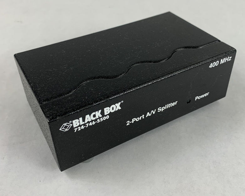 Black Box AC650A-2 2-Port A/V Splitter - No AC Adapter