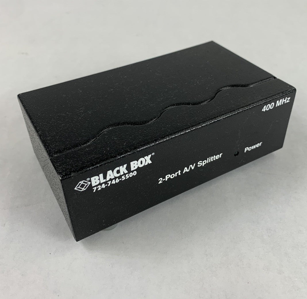 Black Box AC650A-2 2-Port A/V Splitter - No AC Adapter0