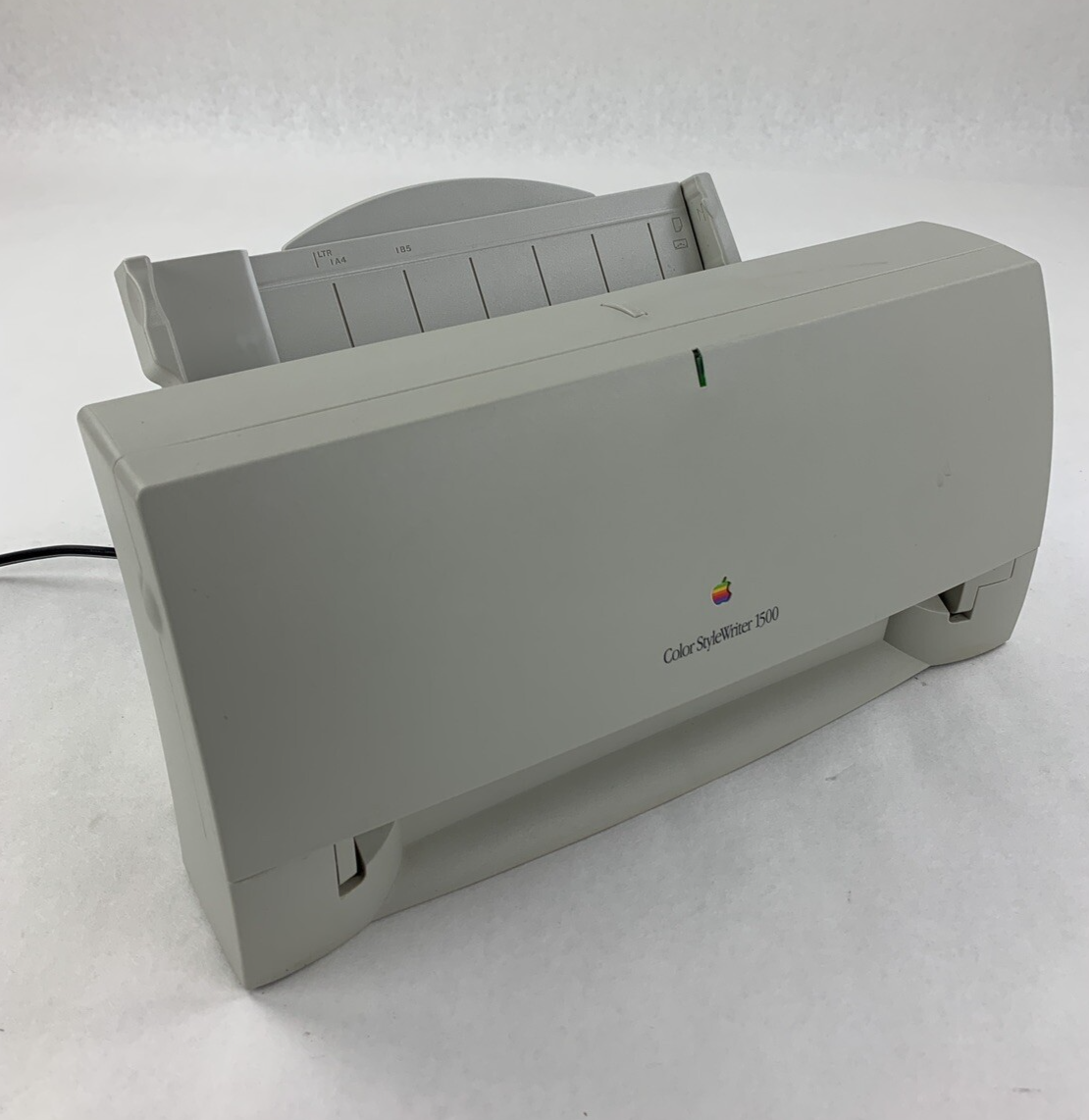 Apple M3374  Printer Vintage Color Style Writer 1500 Powers On W/ Power Supply