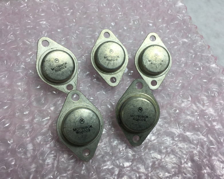 NOS Motorola MC7808CK Voltage Regulator  Lot of 5