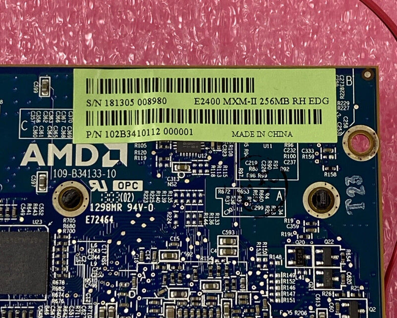 AMD 102B3410112 Radeon E2400 256MB MXM II Embedded Graphics Processor