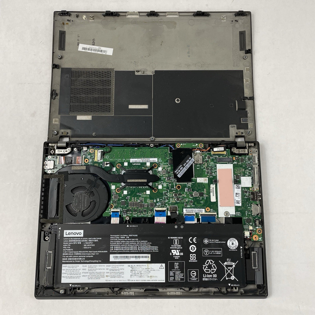 Lenovo ThinkPad T490s 14" i5-8365U 1.60 GHz 8 GB RAM No SSD/OS/AC15