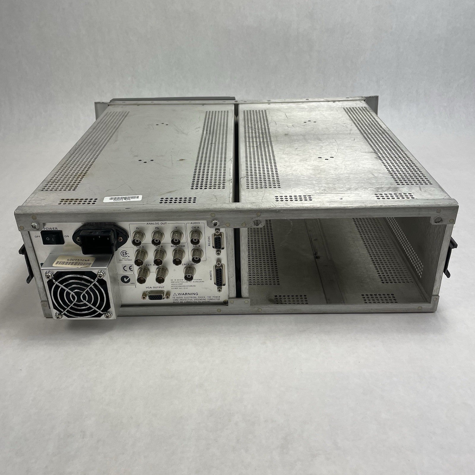 Tektronix Sony WFM1125 Waveform Vector Monitor Power Tested