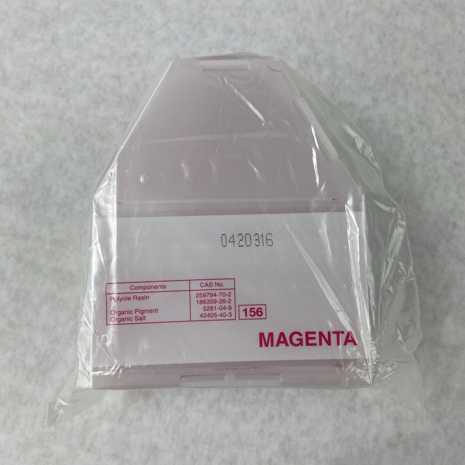 Genuine Gestetner DSc38 Magenta Toner Cassette 275g 9.70oz 885382