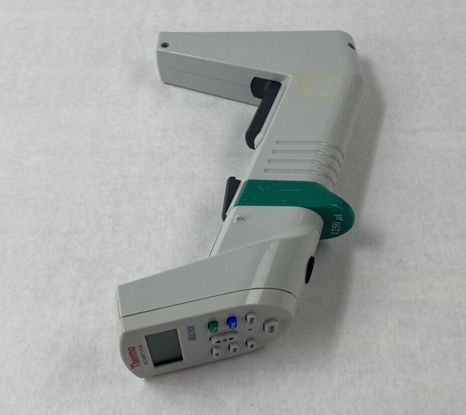 Lot of 4 Thermo Scientific Matrix 1250 uL 8-Channel Electronic Pipette