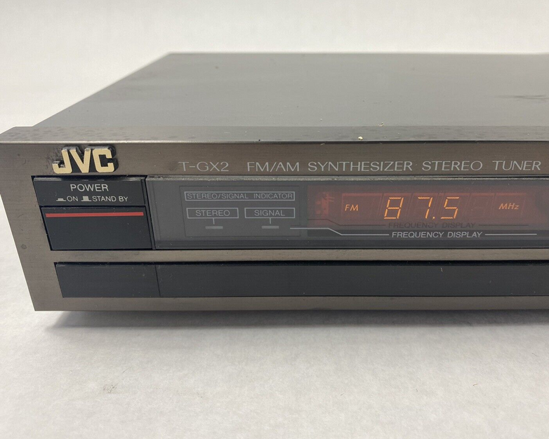 JVC T-GX2 FM/AM Synthesizer Stereo Tuner Power Tested