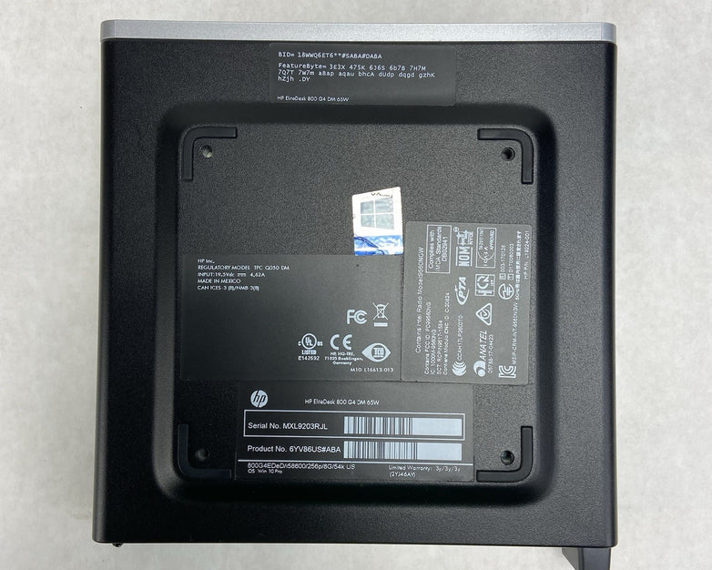HP EliteDesk 800 G4 MFF Intel Core i5-8600 3.1GHz 8GB RAM No AC/HDD/OS