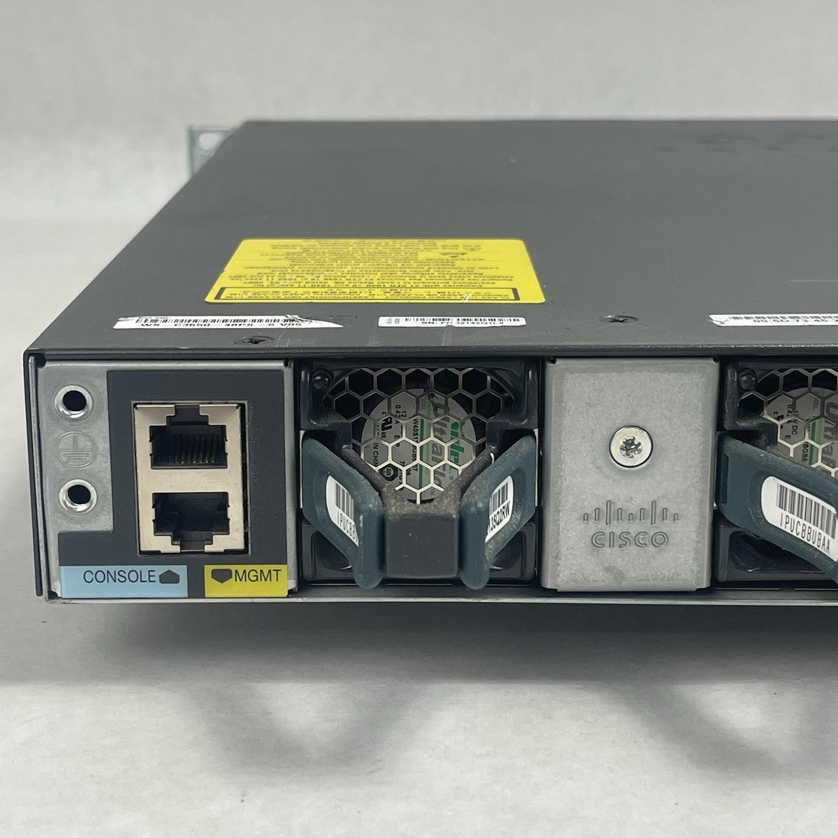 Cisco WS-C3650-48PS-S V05  Tested & Reset 1X PSU9